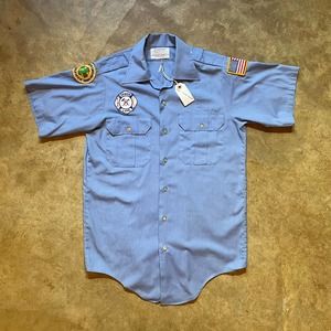 True Vintage Conqueror Chain Stitch Button Up